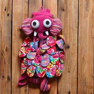 Patches The Patchwork Elephant Plush Backpack